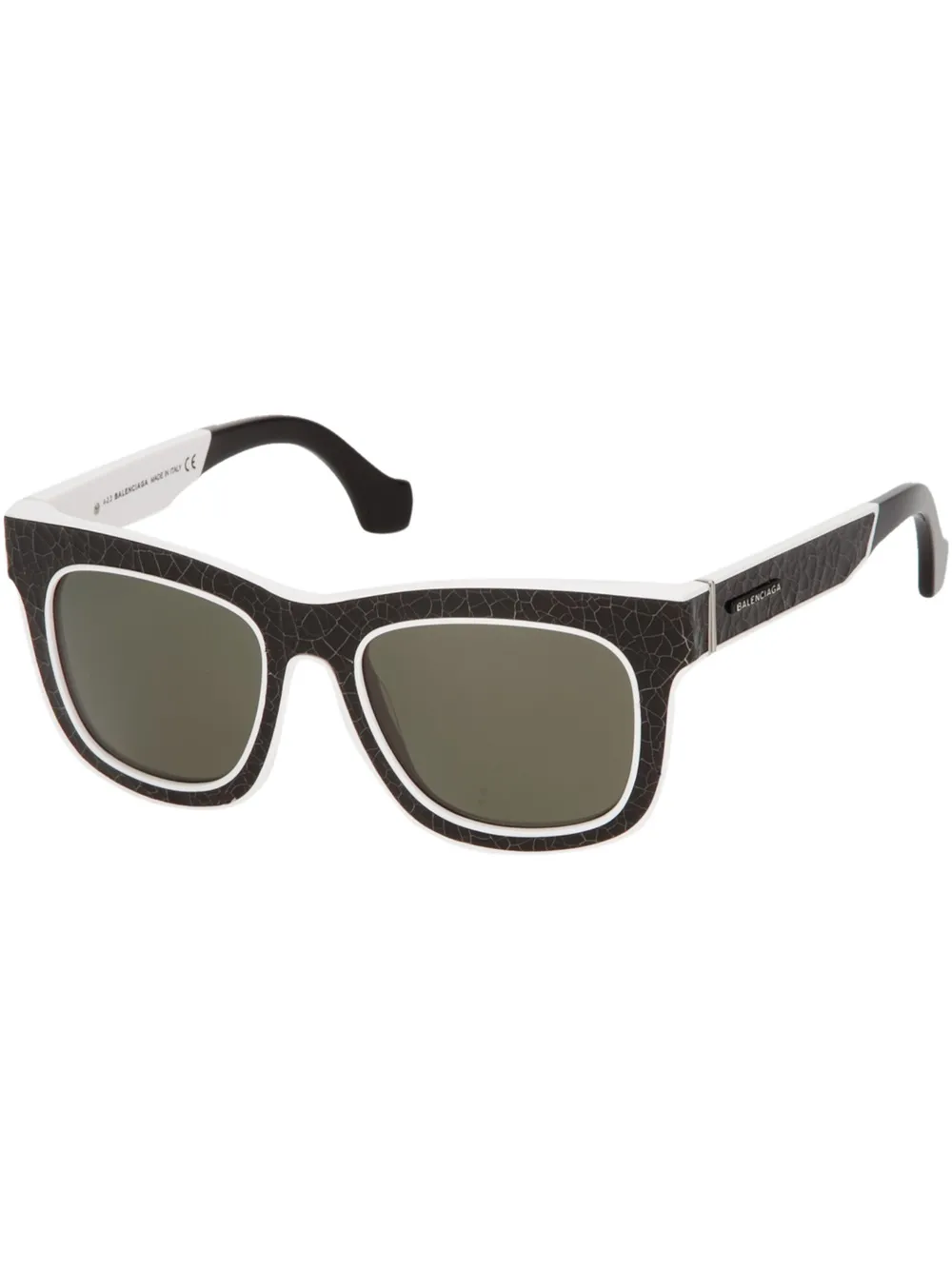 Balenciaga Eyewear Sonnenbrille mit eckigem Gestell - Schwarz