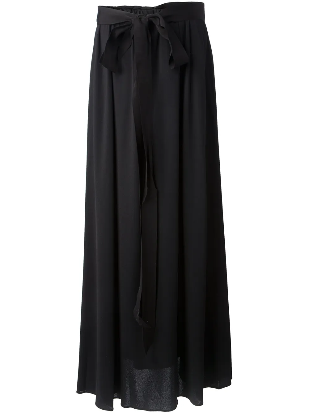 pleated maxi skirt