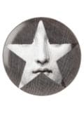 Fornasetti star print plate - Black