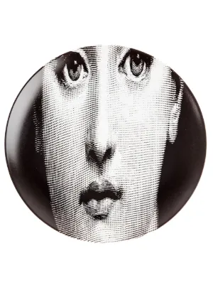 Fornasetti وجه طبق بطبعة