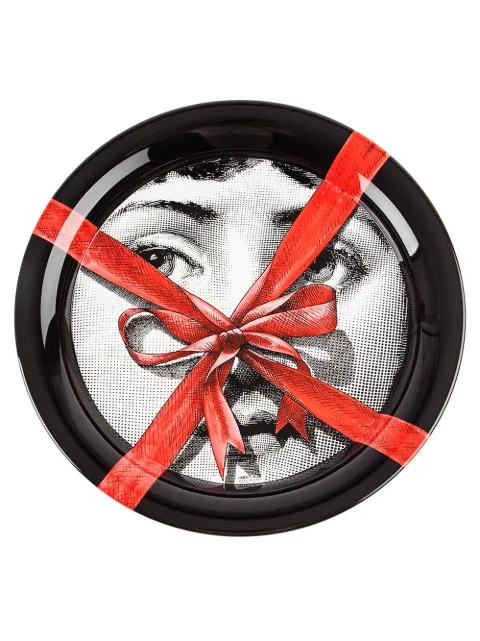 Fornasetti printed round tray