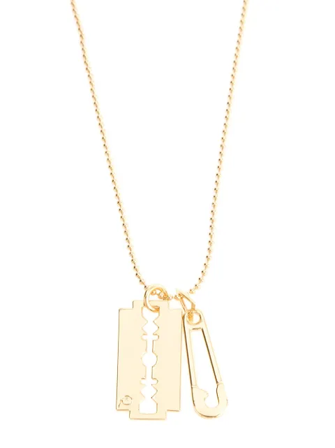 Mcq Alexander Mcqueen Razor Pendant Necklace Farfetch