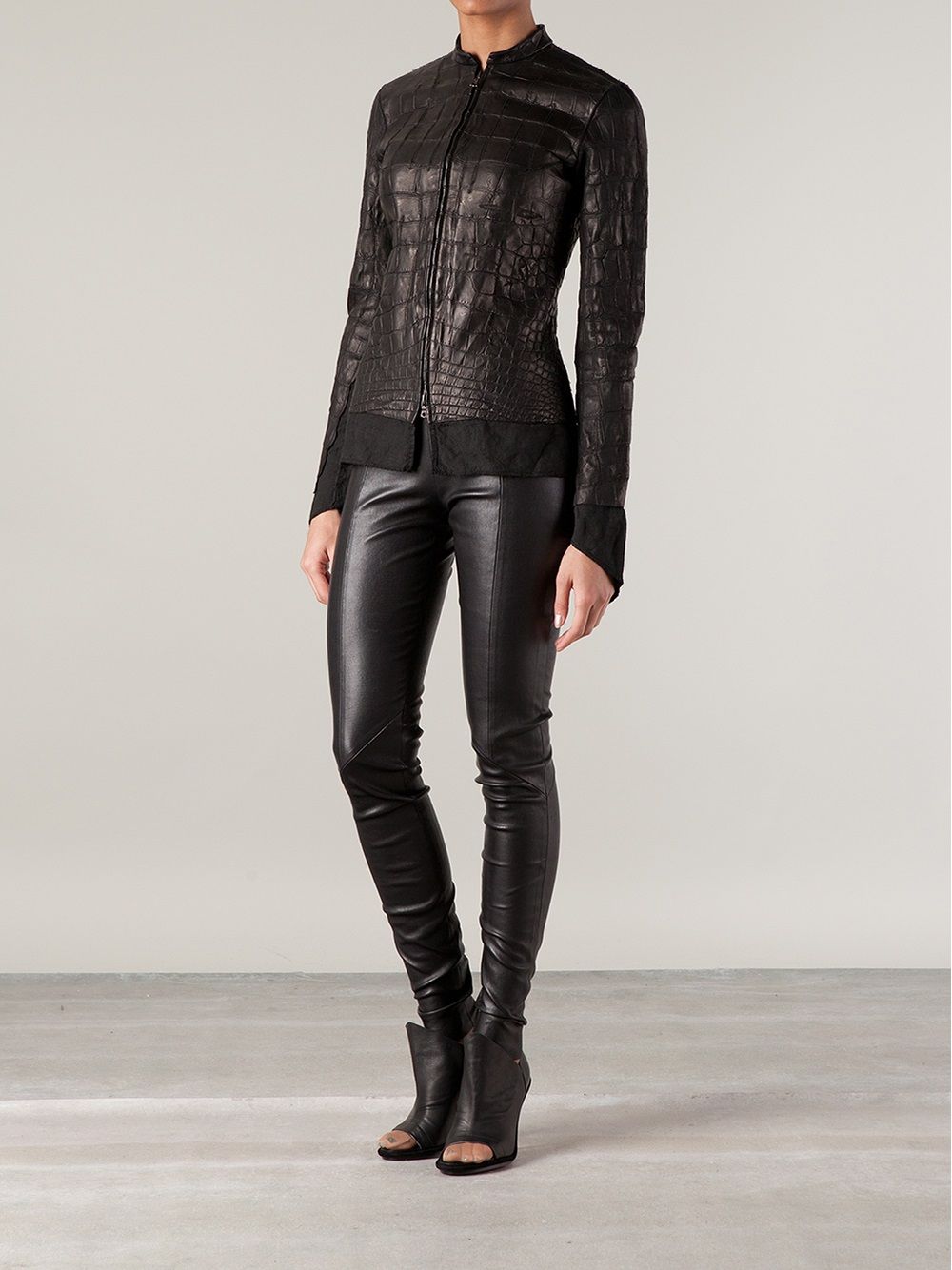 Isaac Sellam Experience 'Affamee' jacket Zwart