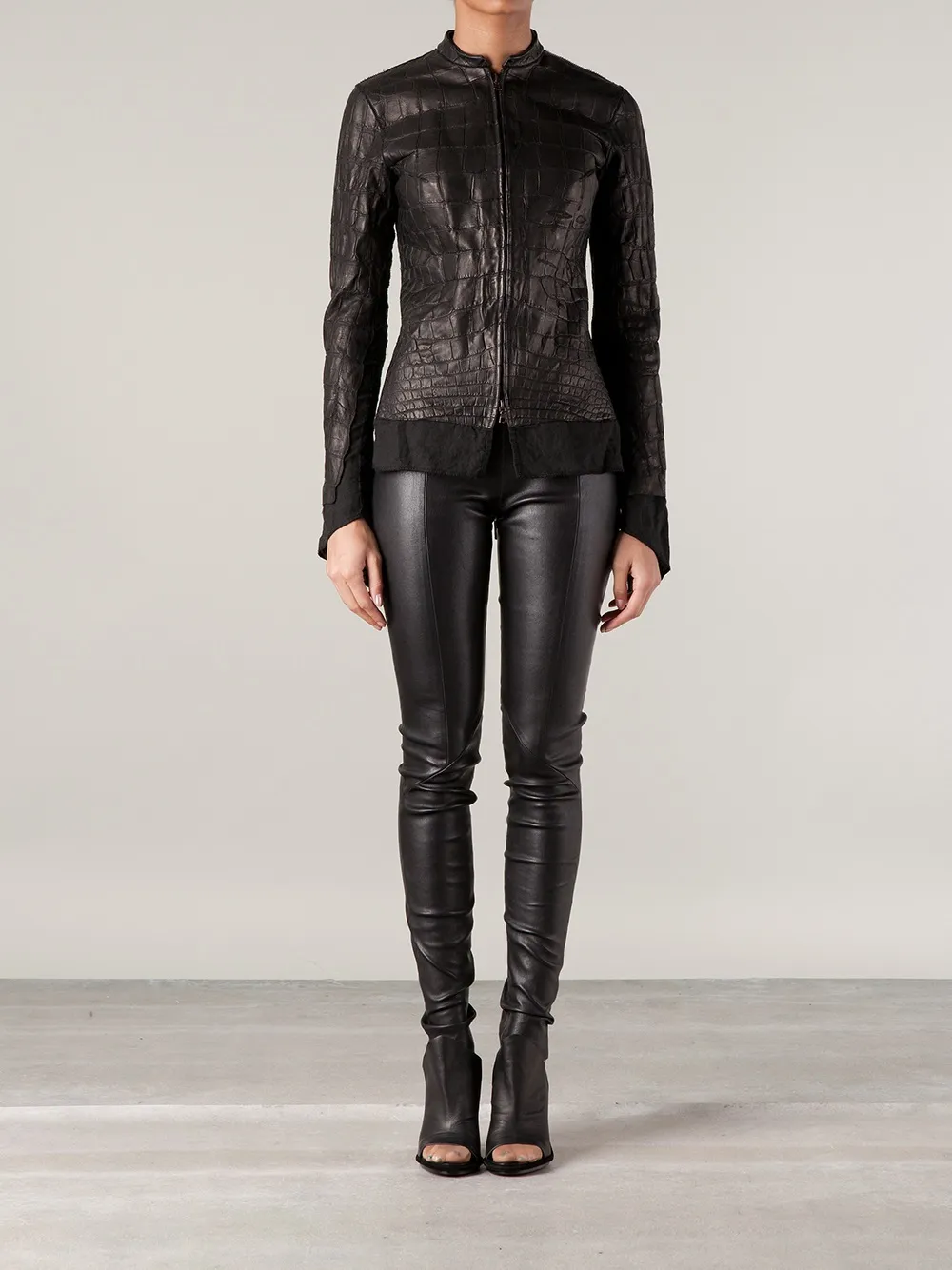 Isaac Sellam Experience 'Affamee' jacket Zwart
