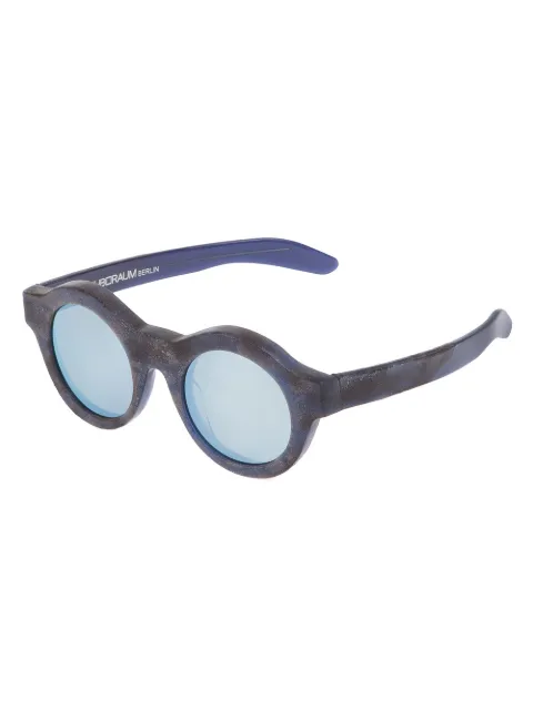 Kuboraum round frame sunglasses