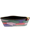 Comme Des Garçons Wallet Patchwork patent leather pouch - Multicolour