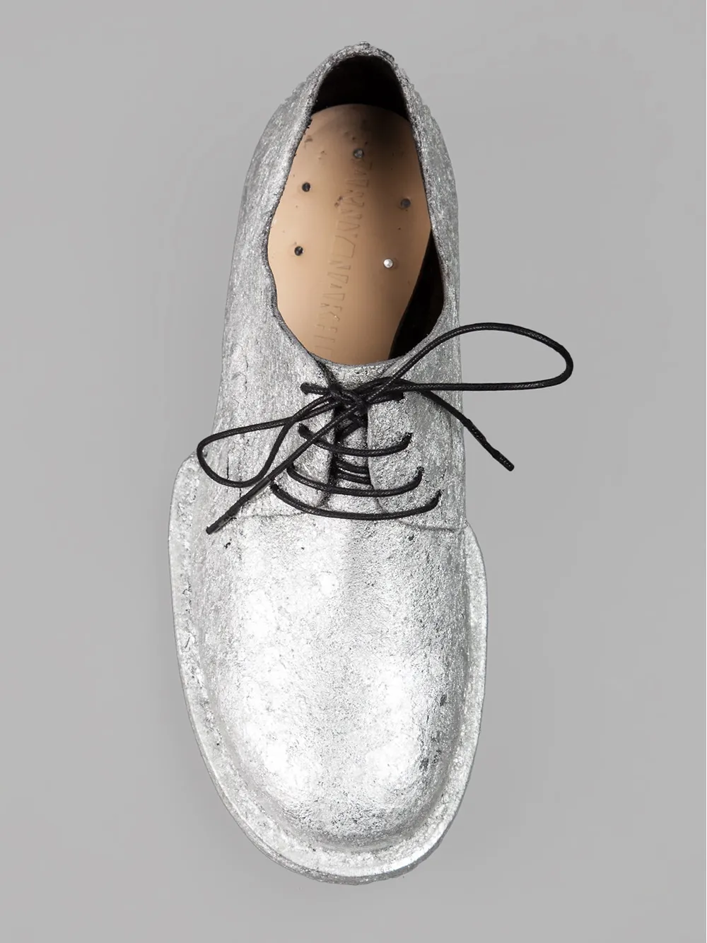 Barny Nakhle chunky derby shoe SILVER