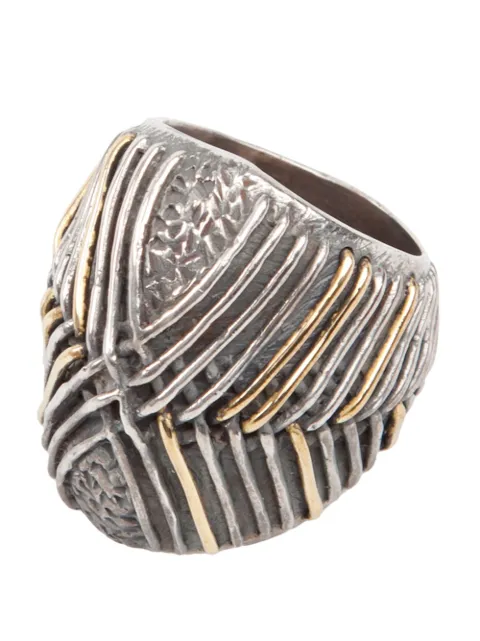 Tobias Wistisen wide braid wire ring