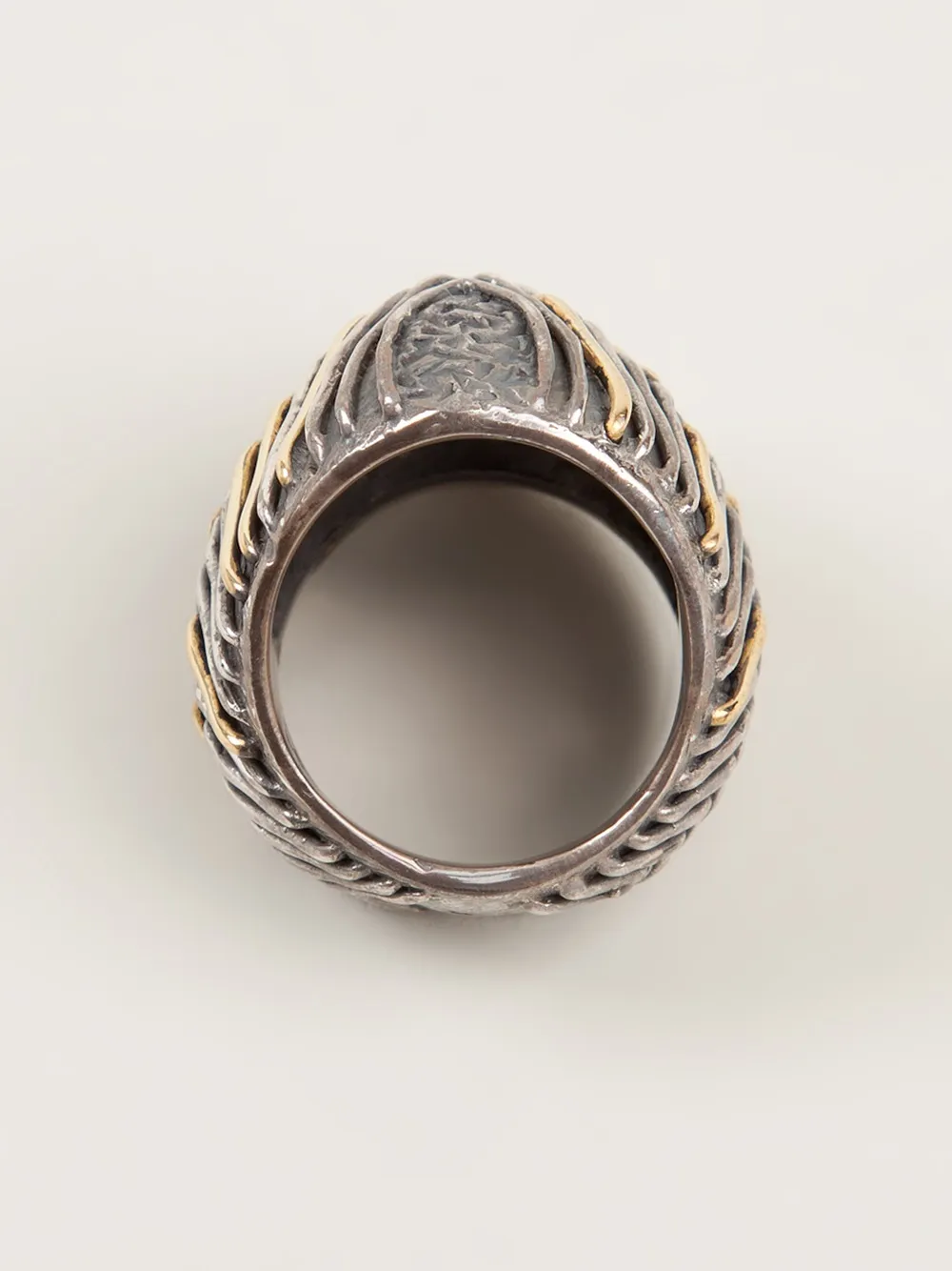 Tobias Wistisen wide braid wire ring | Anelli | Image 3