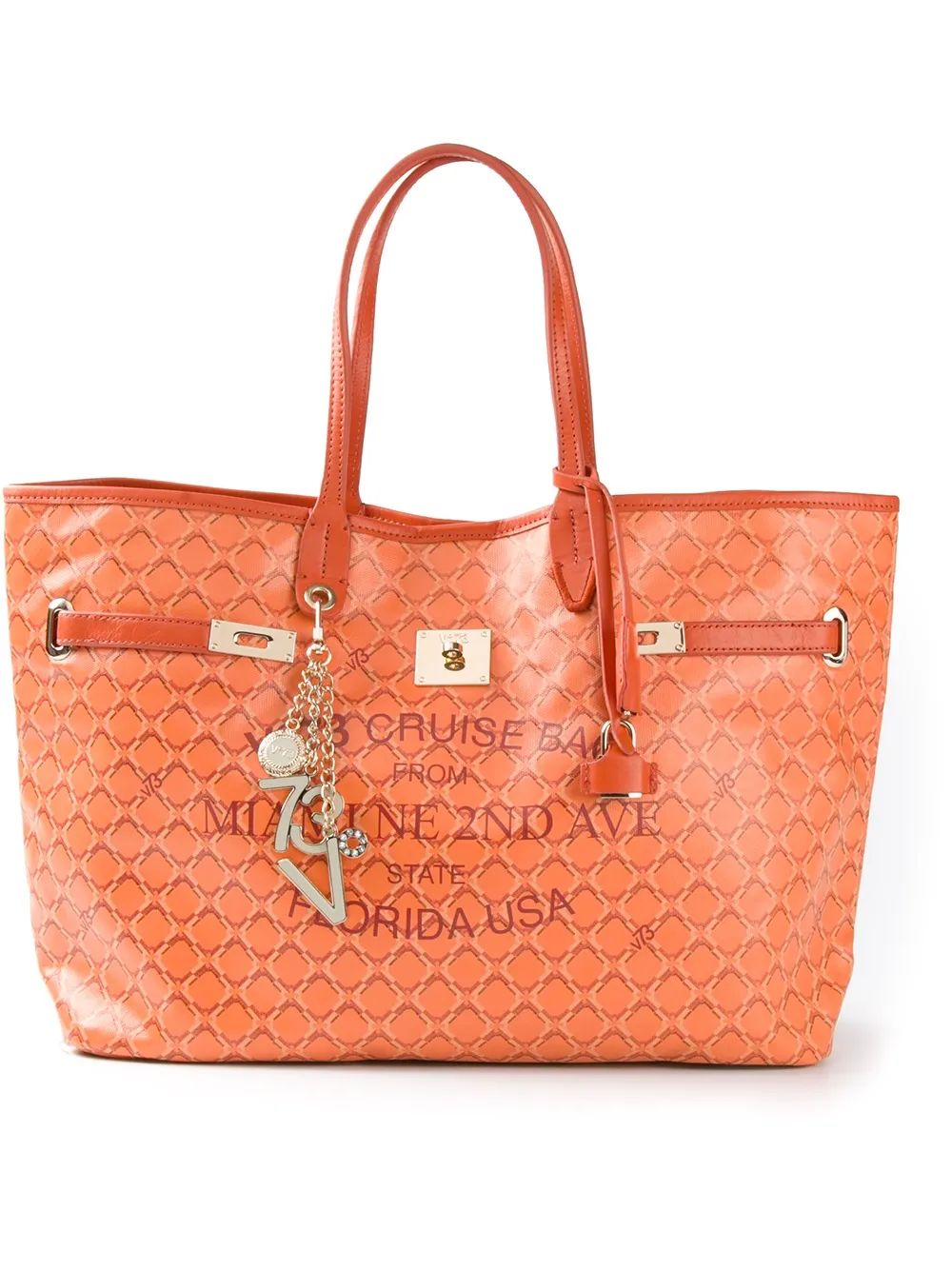 V73 small 'Miami bag' - イエロー V73 small 'Miami bag' - イエロー