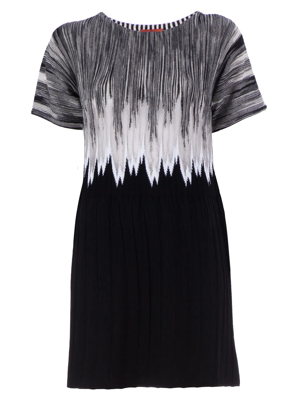 

Missoni striped knitted dress - Black