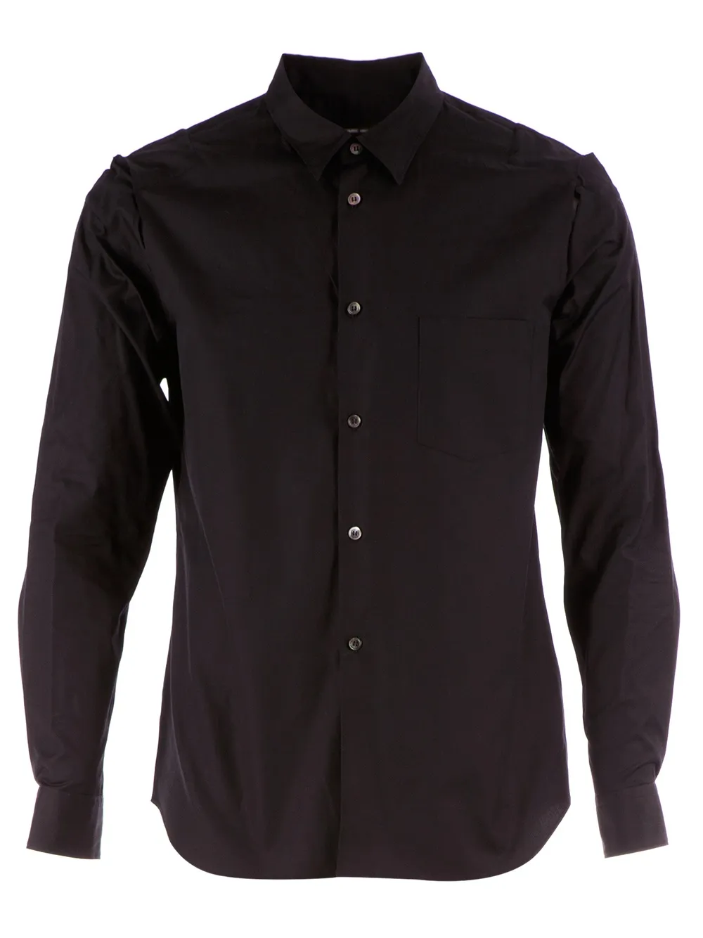 Comme des Garçons Homme Plus tartan check shoulder detail shirt - Black