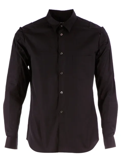 Comme des Garçons Homme Plus tartan check shoulder detail shirt