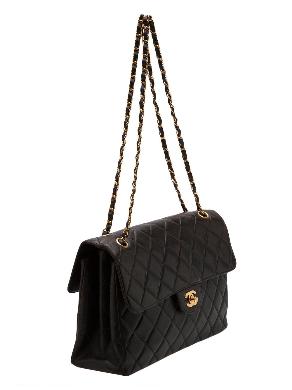 Chanel Vintage Double Flap Jumbo Bag - Farfetch