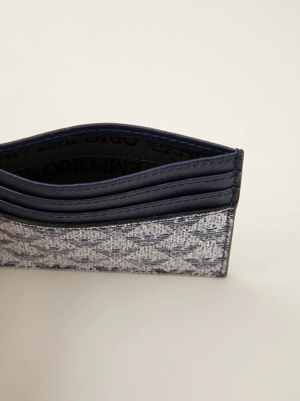 Emporio Armani card holder Blauw