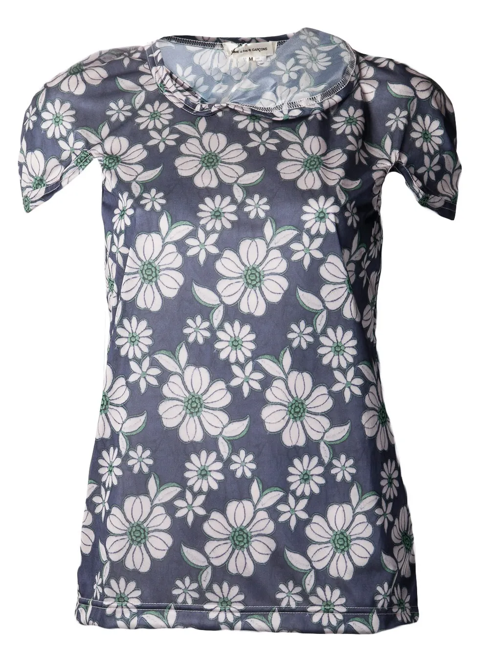 Comme Des Garçons floral print top