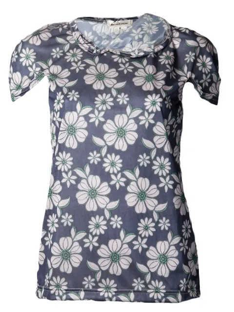 Comme Des Garçons floral print top