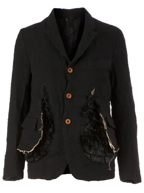 Comme Des Garçons ruffle detailed jacket