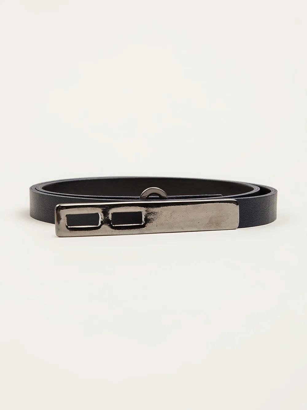 Maison Ullens slim belt Blauw