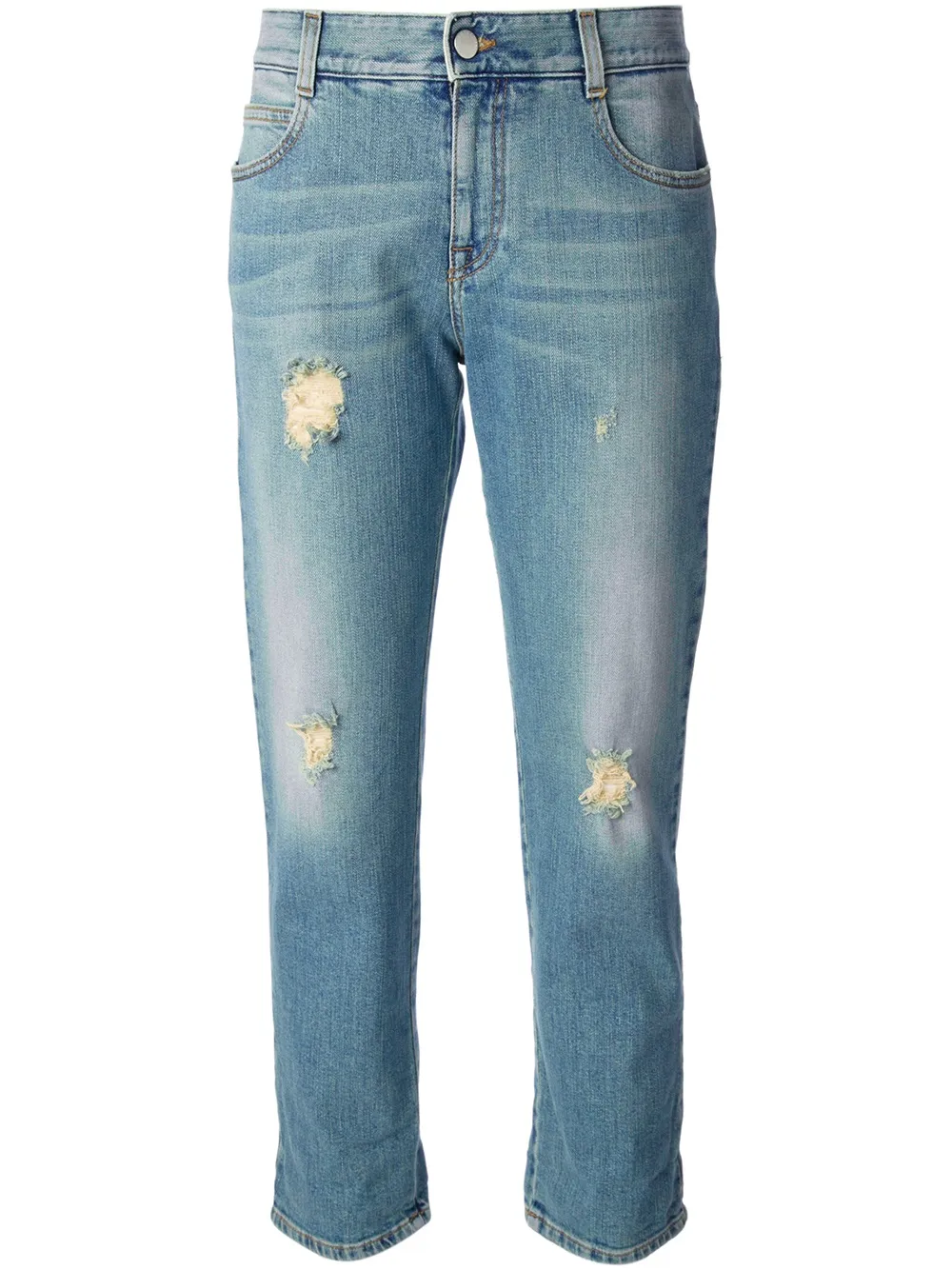 Stella McCartney straight leg trousers Blauw