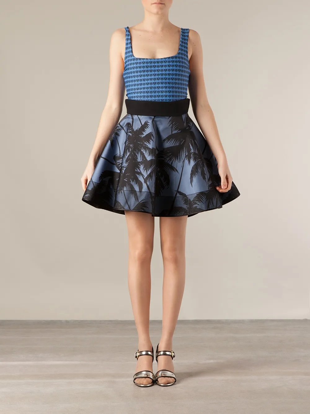 Fausto Puglisi palm tree print flared skirt | A-Line Skirts | Image 2