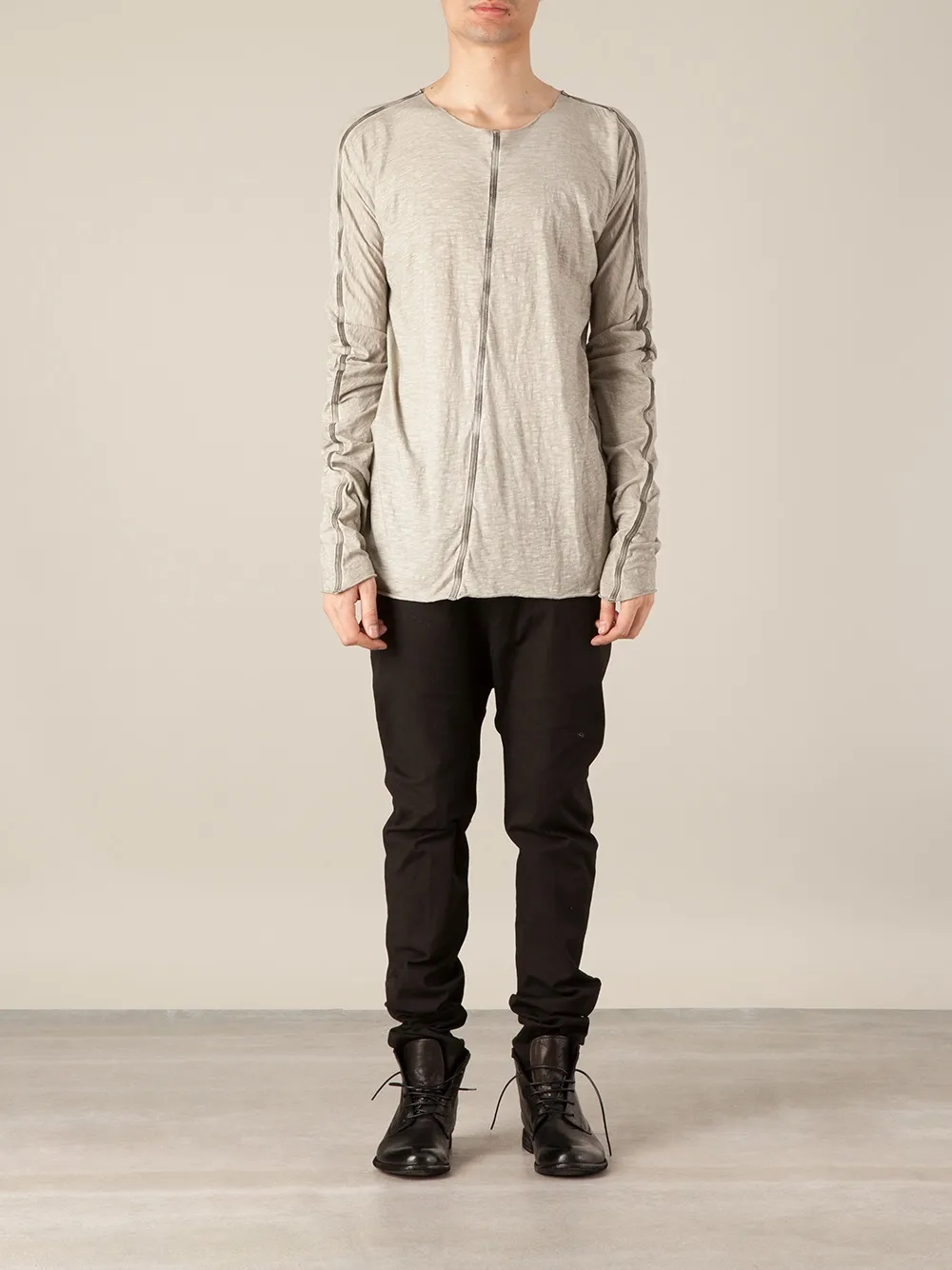 Isaac Sellam Experience long sleeve T-shirt Grijs