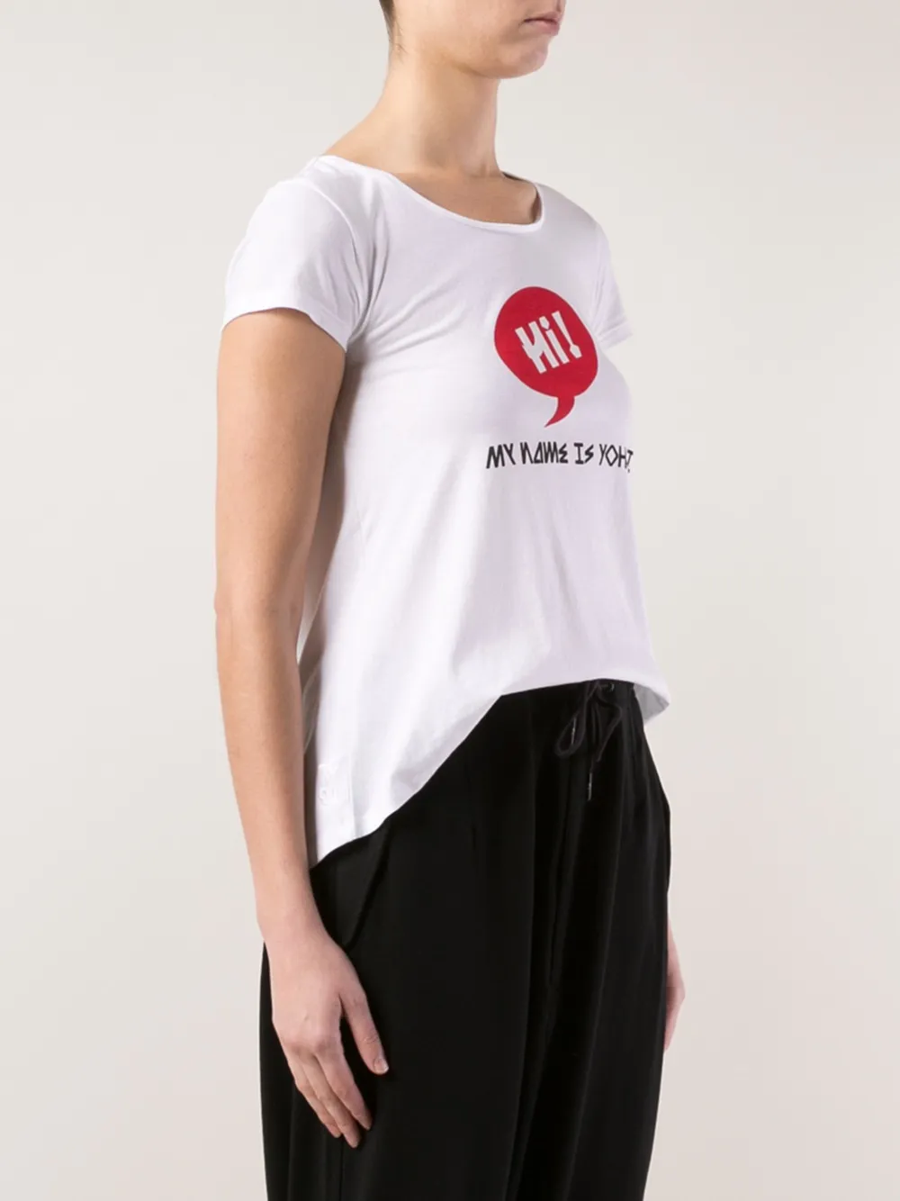 Y-3 hi bubble t-shirt Wit