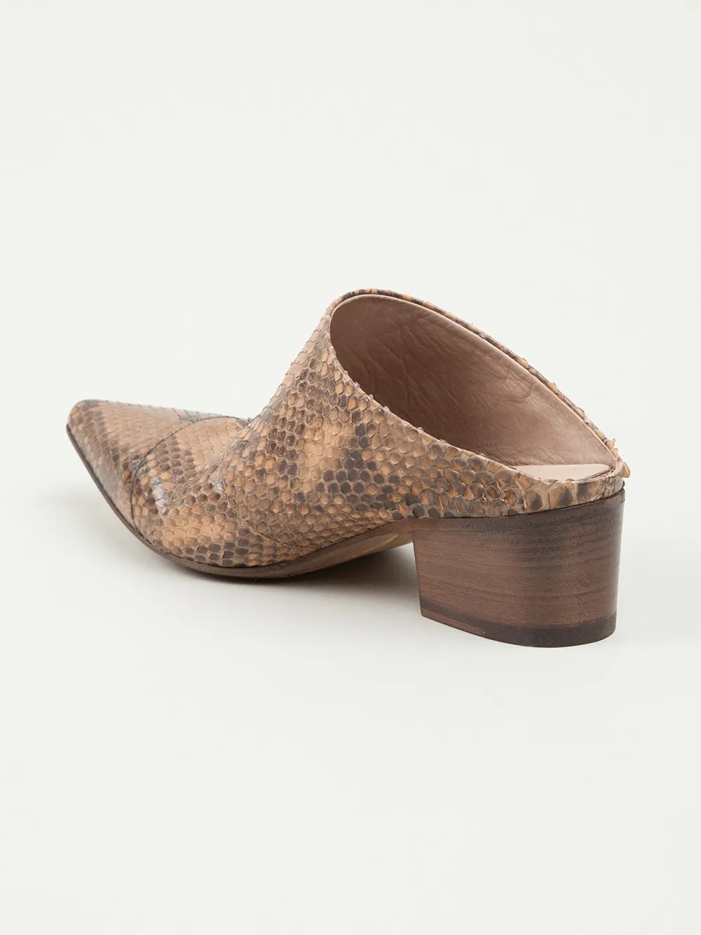 Settima pointed toe mule Brown