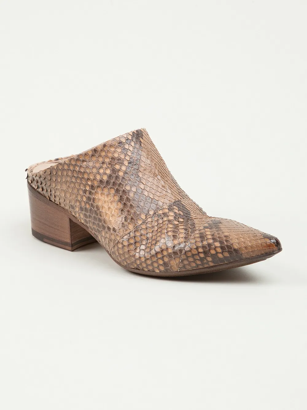 Settima pointed toe mule Brown