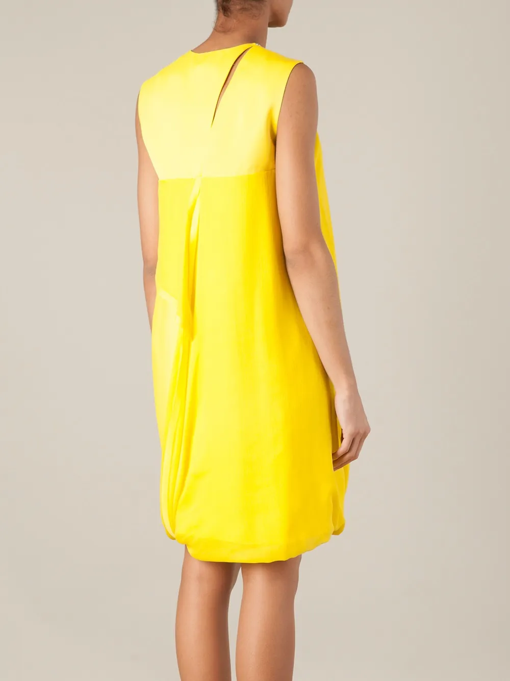 Maison Rabih Kayrouz Layered Panel Dress In Yellow