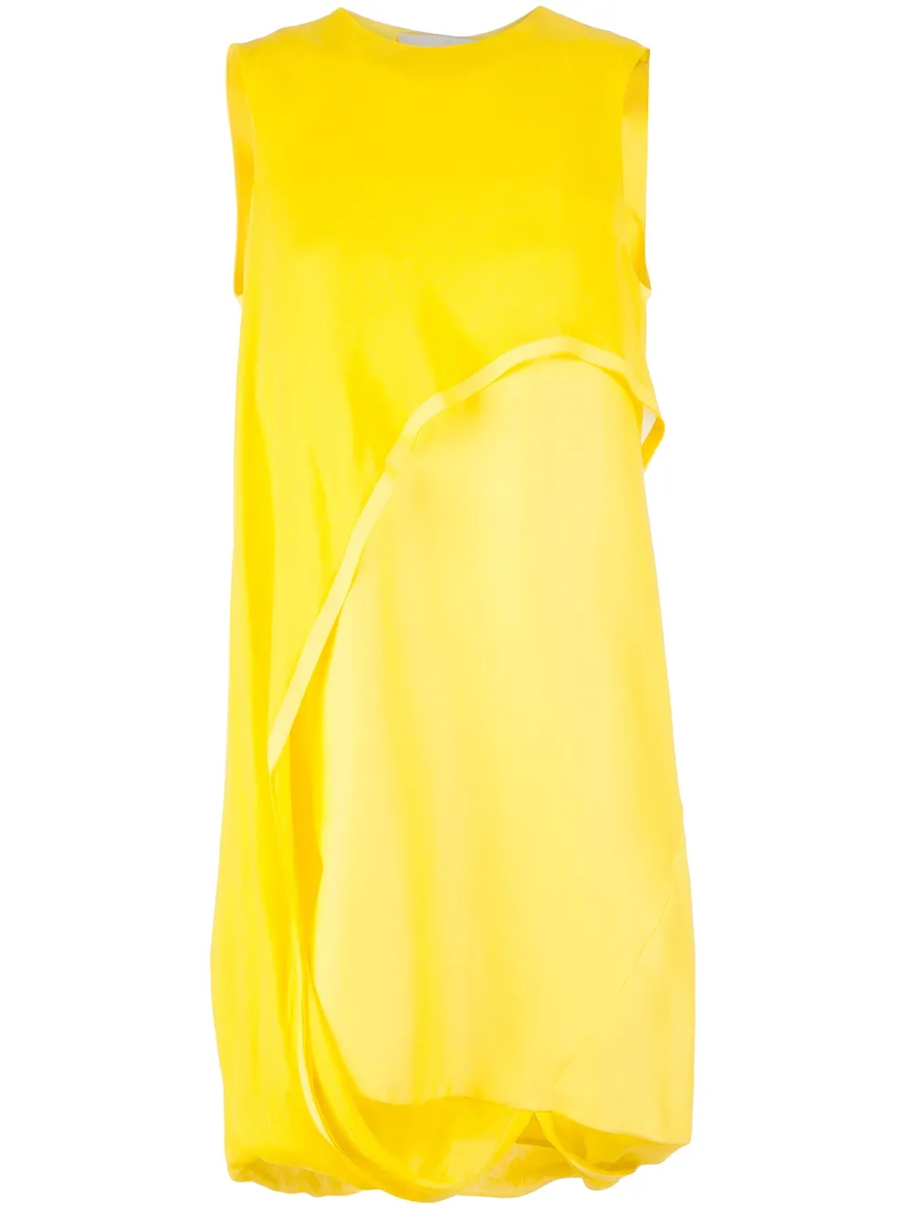 Maison Rabih Kayrouz Layered Panel Dress In Yellow