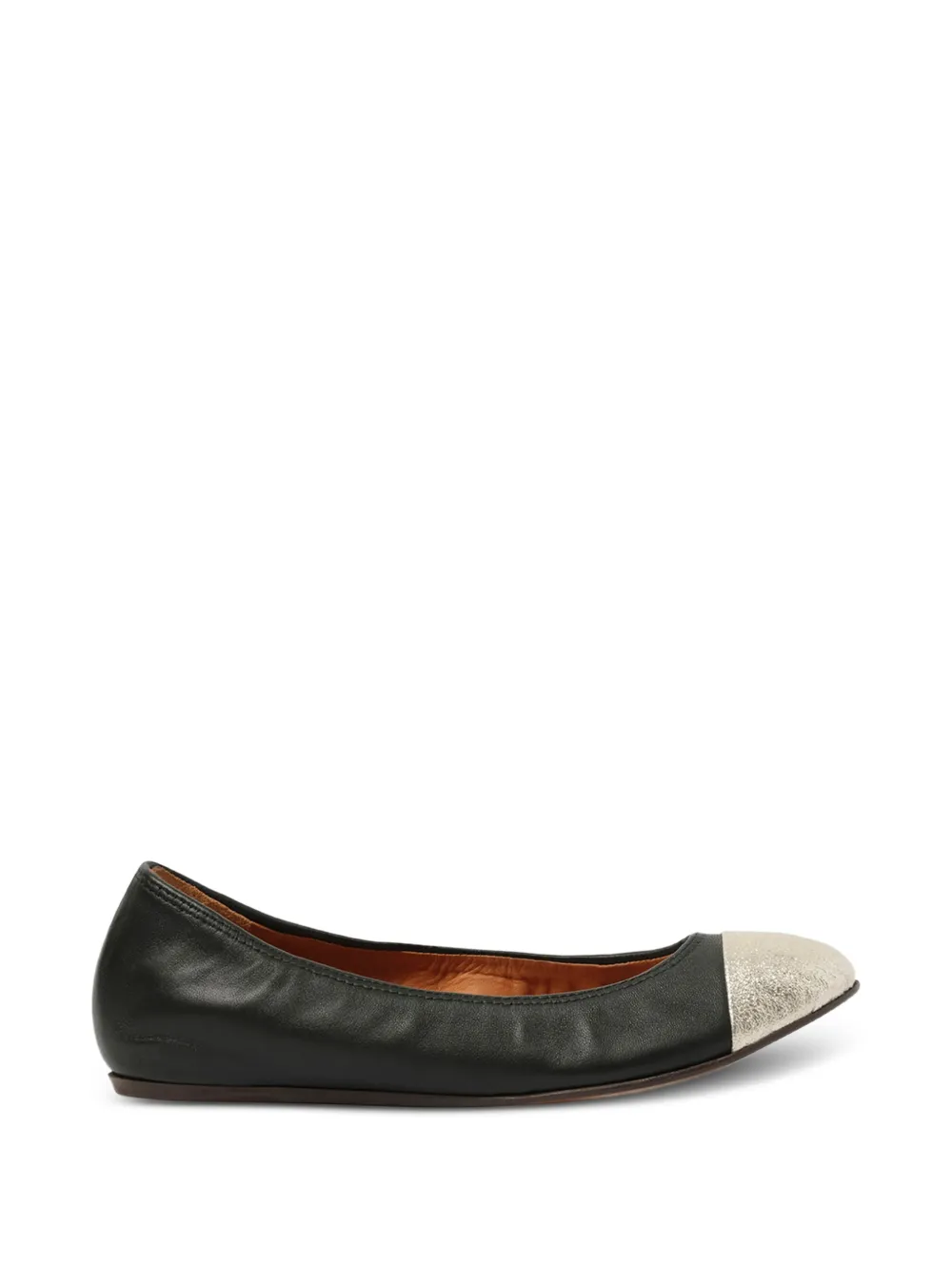 Lanvin two-tone ballerinas - Nero