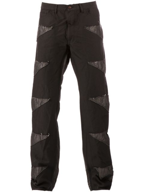 Comme des Garcons Homme Plus patchwork trousers Men