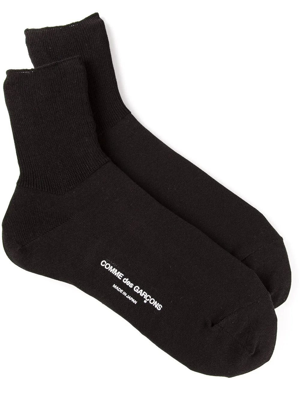 Comme Des Garçons Short Socks In Black