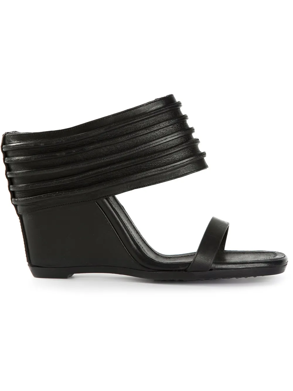 Rick Owens 'Ruhlmann Sabot' sandals Zwart