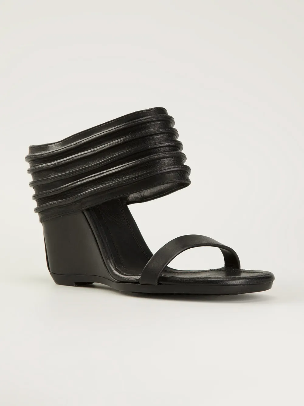 Rick Owens 'Ruhlmann Sabot' sandals Zwart