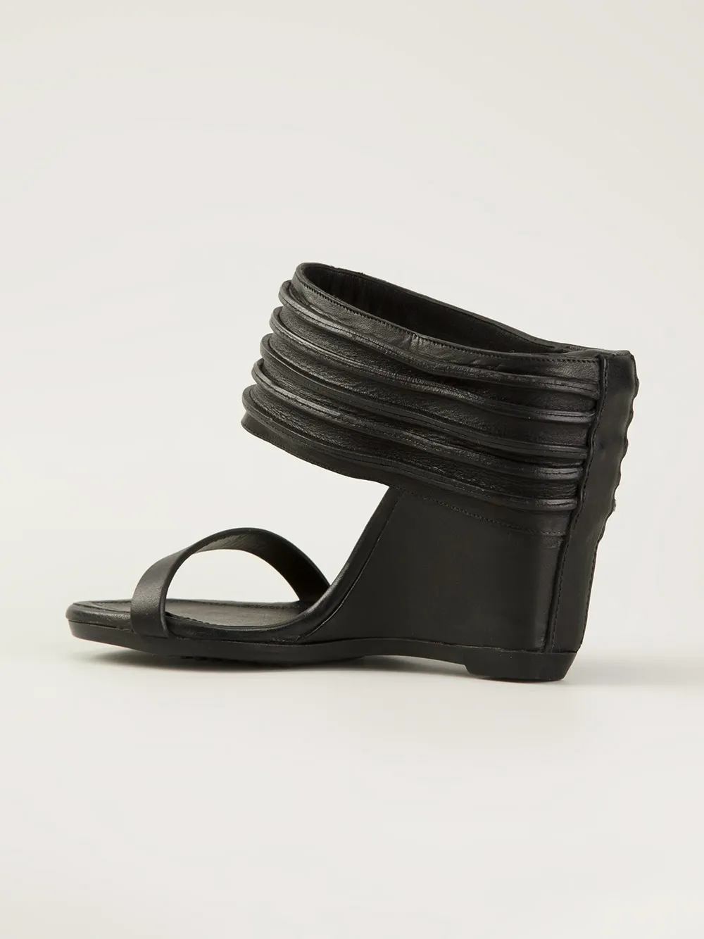 Rick Owens 'Ruhlmann Sabot' sandals Zwart