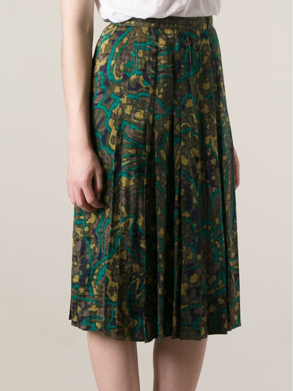 фото Jean Louis Scherrer Pre-Owned юбка в абстрактный цветок