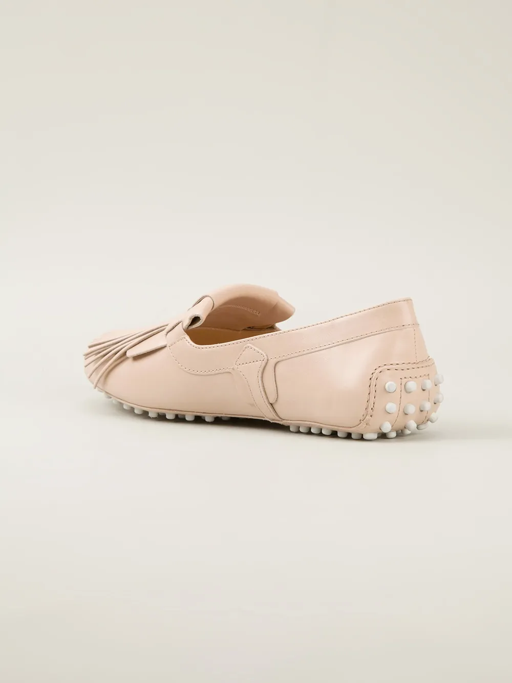 Tod's tassel loafer Beige