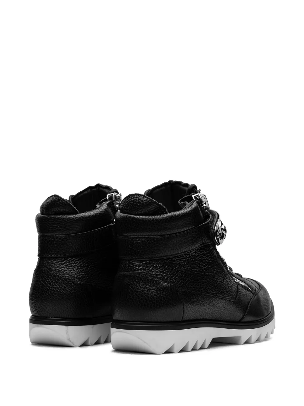  Giuseppe Zanotti Zip Detailed Biker Boots   Schwarz 