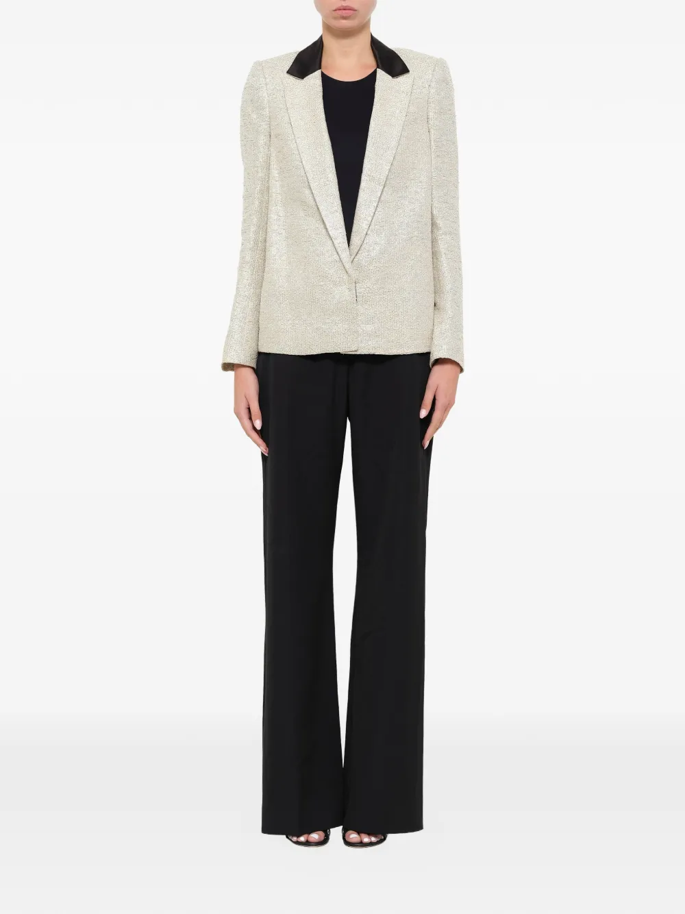  Lanvin Tuxedo Blazer   Schwarz 