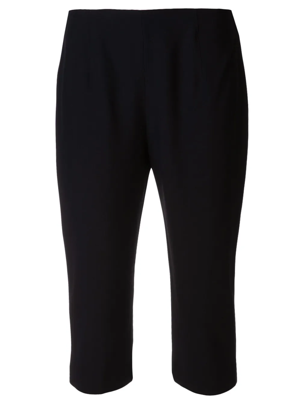 Alexander McQueen zip cropped trousers - Schwarz