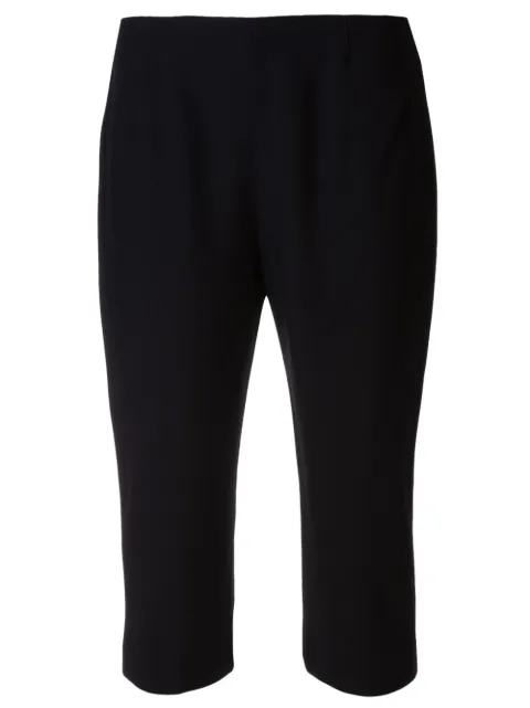 Alexander McQueen zip cropped trousers