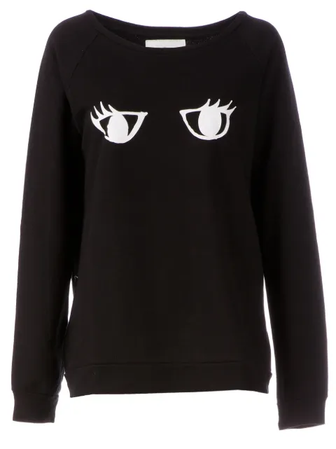 Blk Opm 'Eyes' sweatshirt