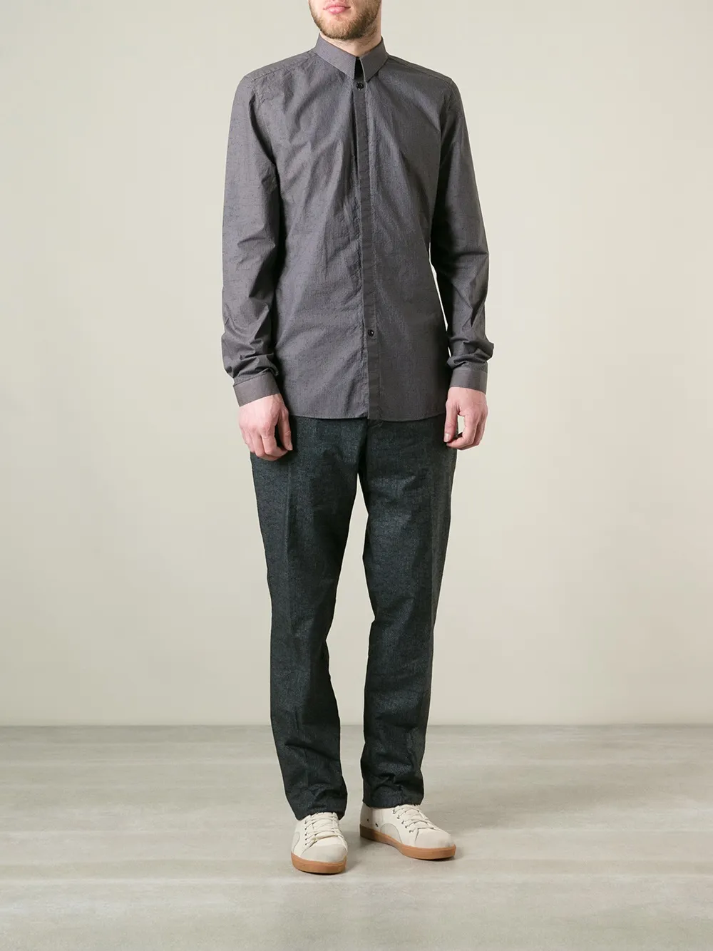 Nicolas Andreas Taralis tailored trouser - Grijs