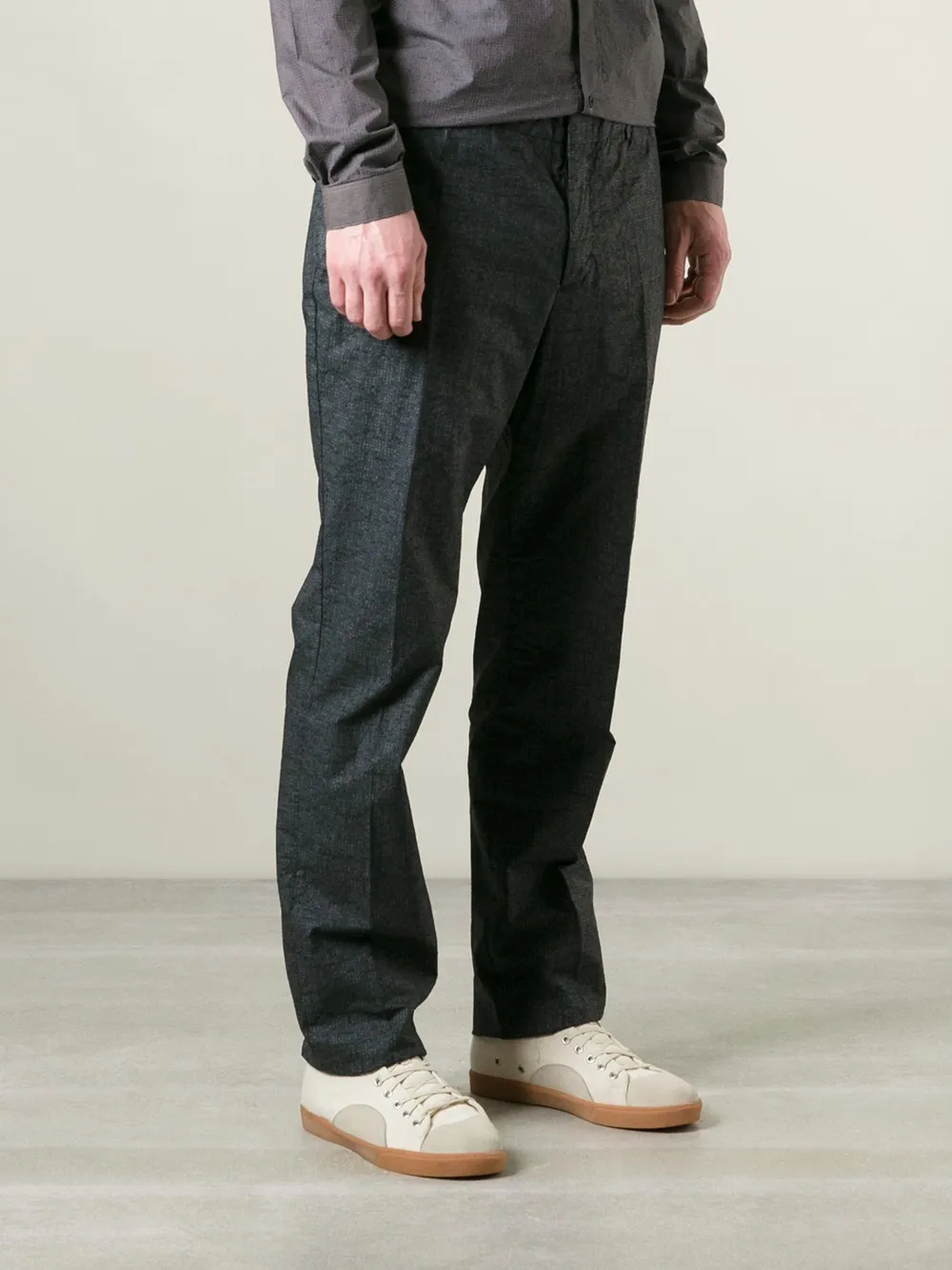 Nicolas Andreas Taralis Tailored Trouser In Gray