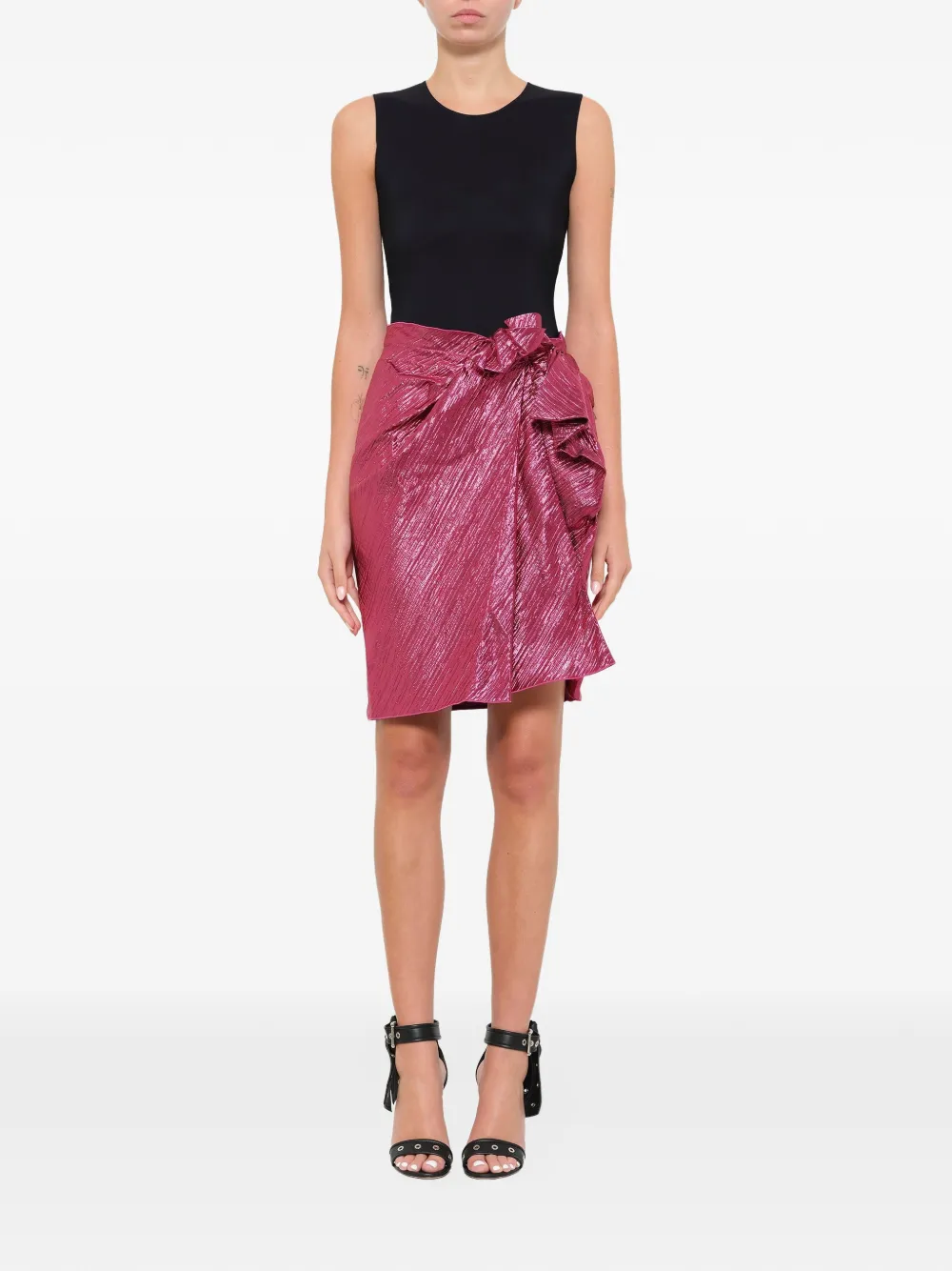 Lanvin gathered detail pencil skirt Roze