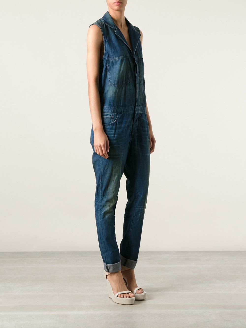 6397 denim jumpsuit