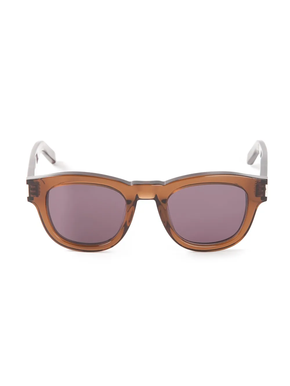 Alexander McQueen Eyewear transparent sunglasses - Marrone