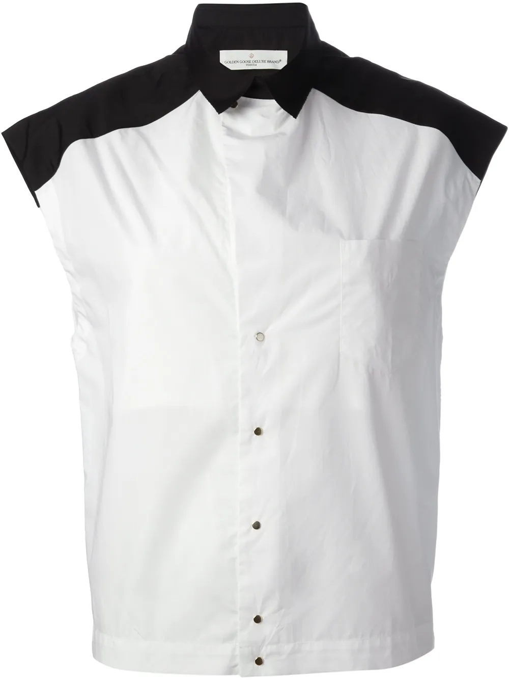 Golden Goose Monochrome Shirt In White